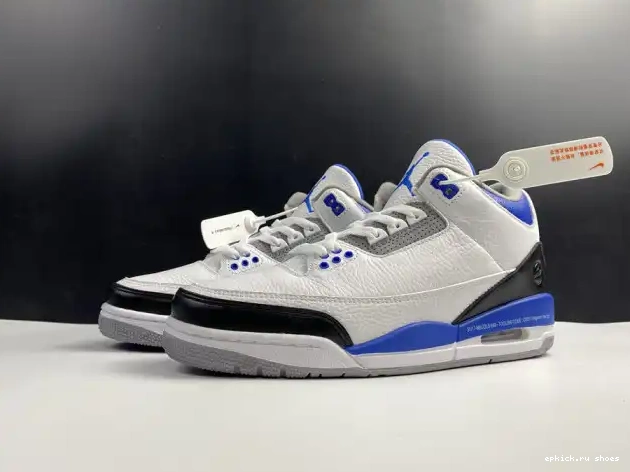 Cheap Jordan White Blue CT8532-040 Retro Air 3 0524